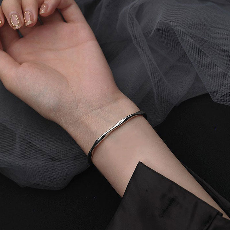 Wholesale Sterling silver bracelet Mobius bracelet