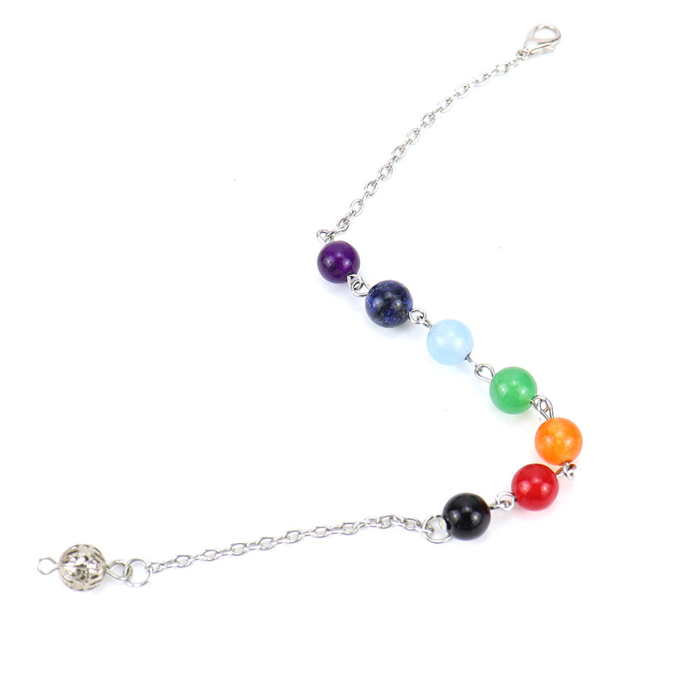 Wholesale of Handmade Beaded Rainbow Crystal Bead Chains, Hanging Chain Accessories