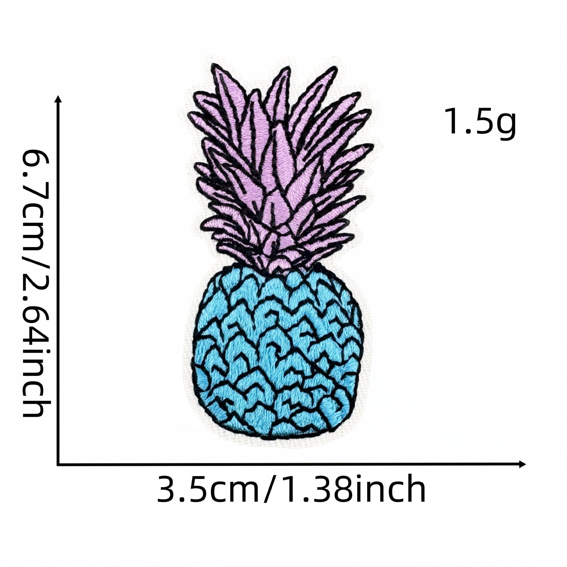 Wholesale Blue series cartoon embroidery DIY patches