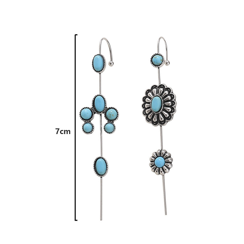 Wholesale Bohemian ethnic turquoise earrings