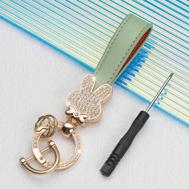 Wholesale Rabbit Simple Zinc Alloy Keychain