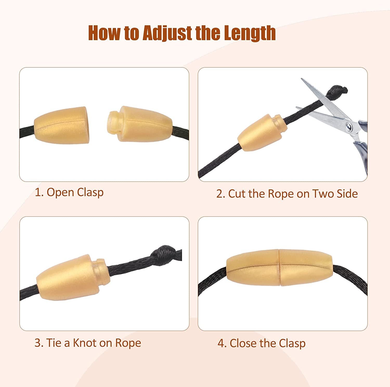 Wholesale Retractable Silicone Beaded Keychains