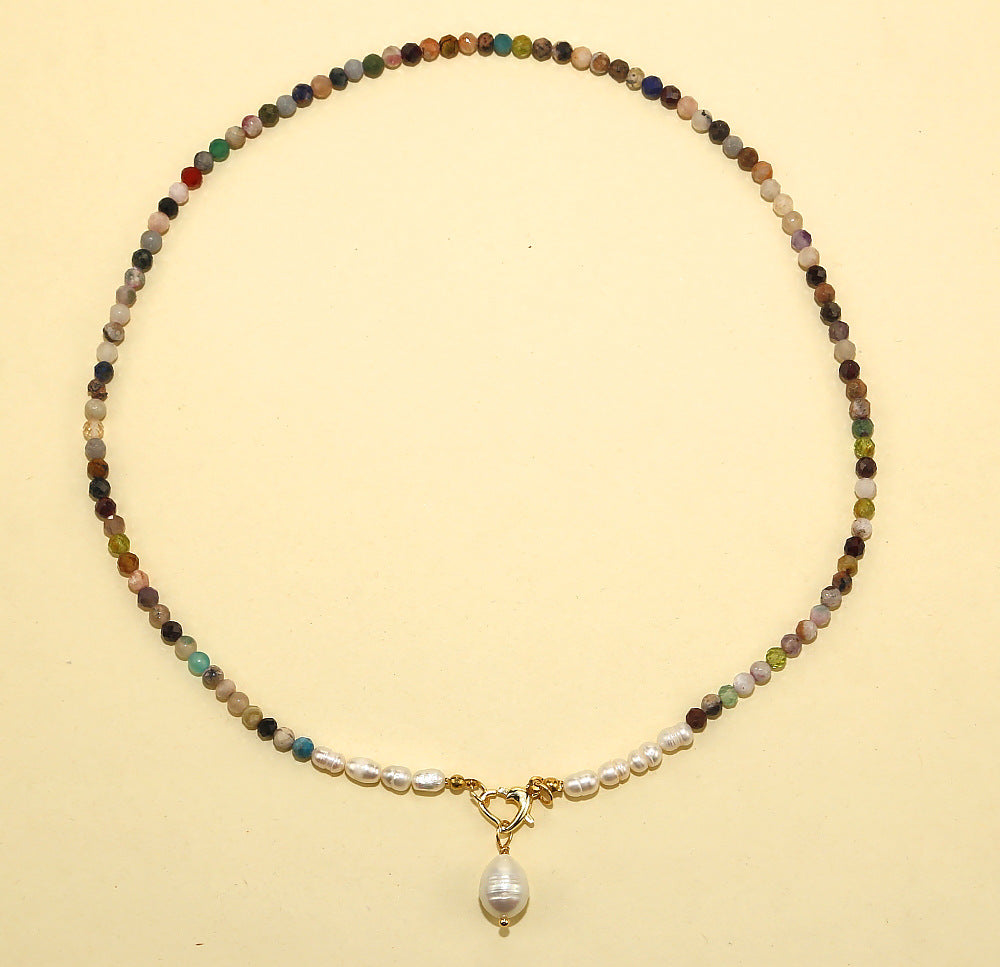 Wholesale Natural Stone Freshwater Pearl Necklace