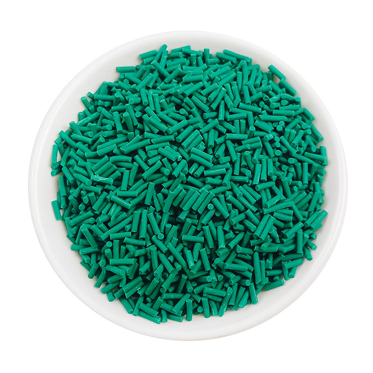 Wholesale Simulation soft clay long strip sugar granules 50 grams chocolate handmade materials