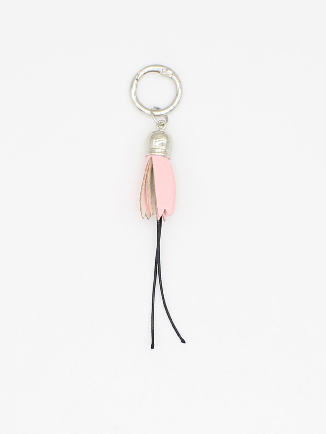 Wholesale Simple pu flower tassel shoe hanging jewelry pendant keychain mobile phone pendant