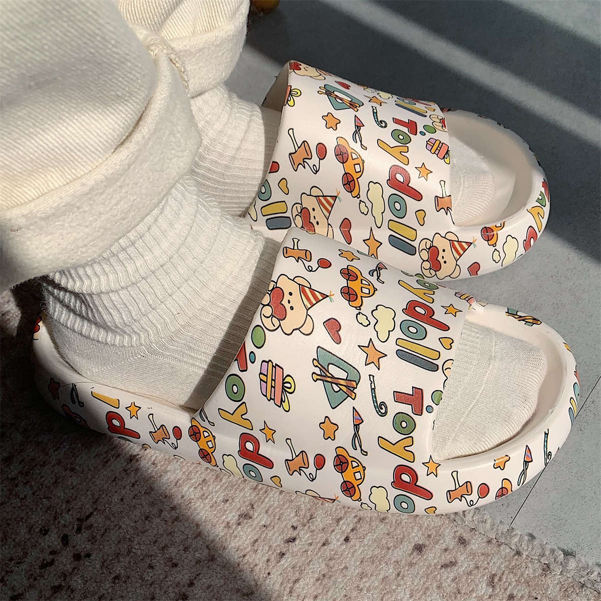 Zapatillas de plataforma lindas de oso y bear al por mayor