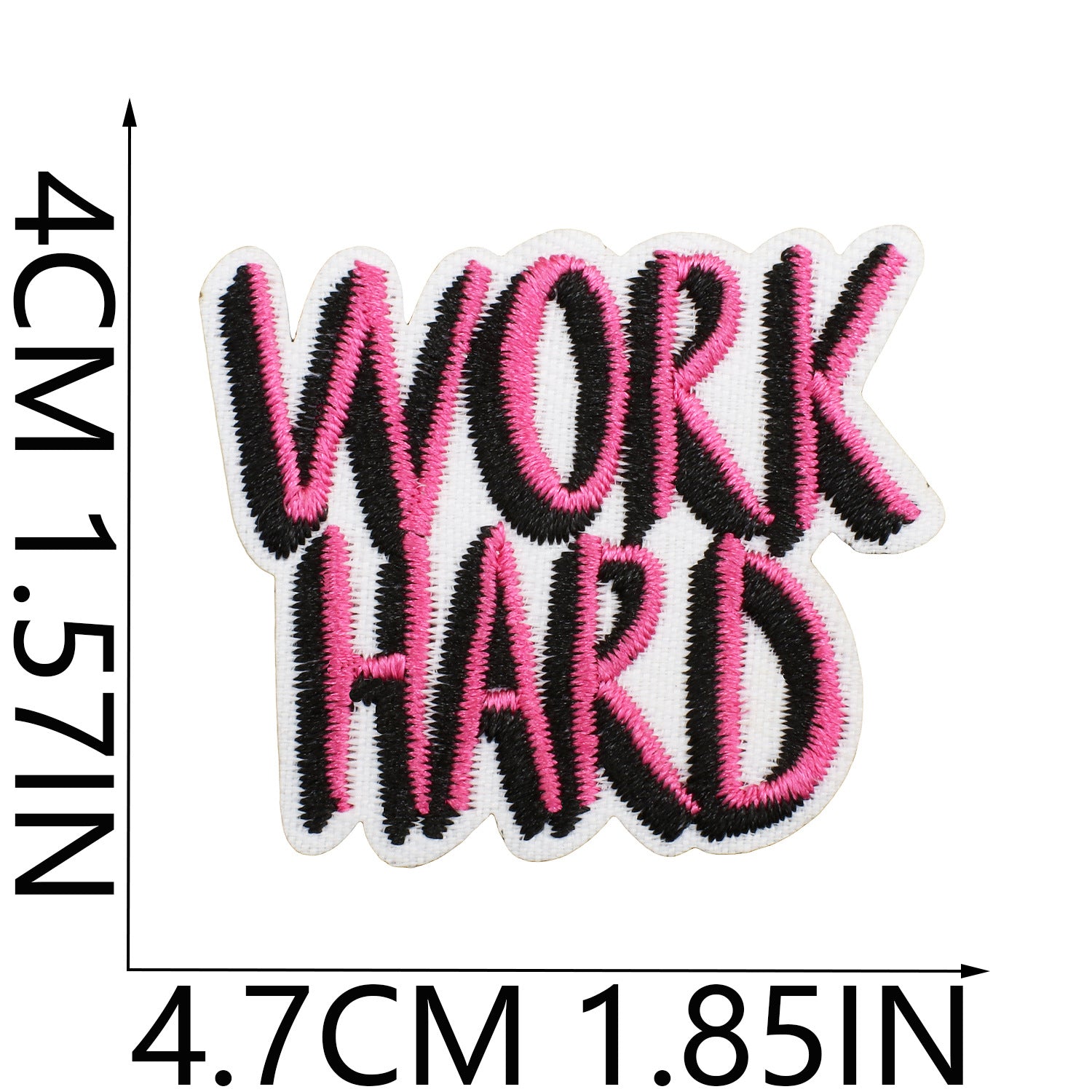 Wholesale Inspirational quotes embroidered patch