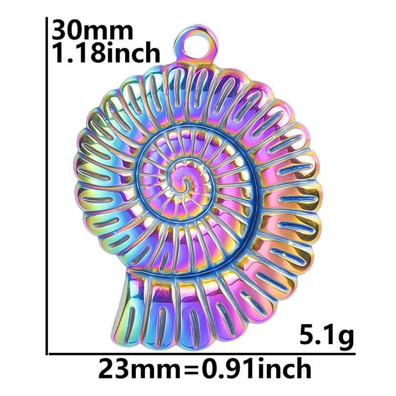 Wholesale Colorful Golden Spiral DIY Jewelry Accessories
