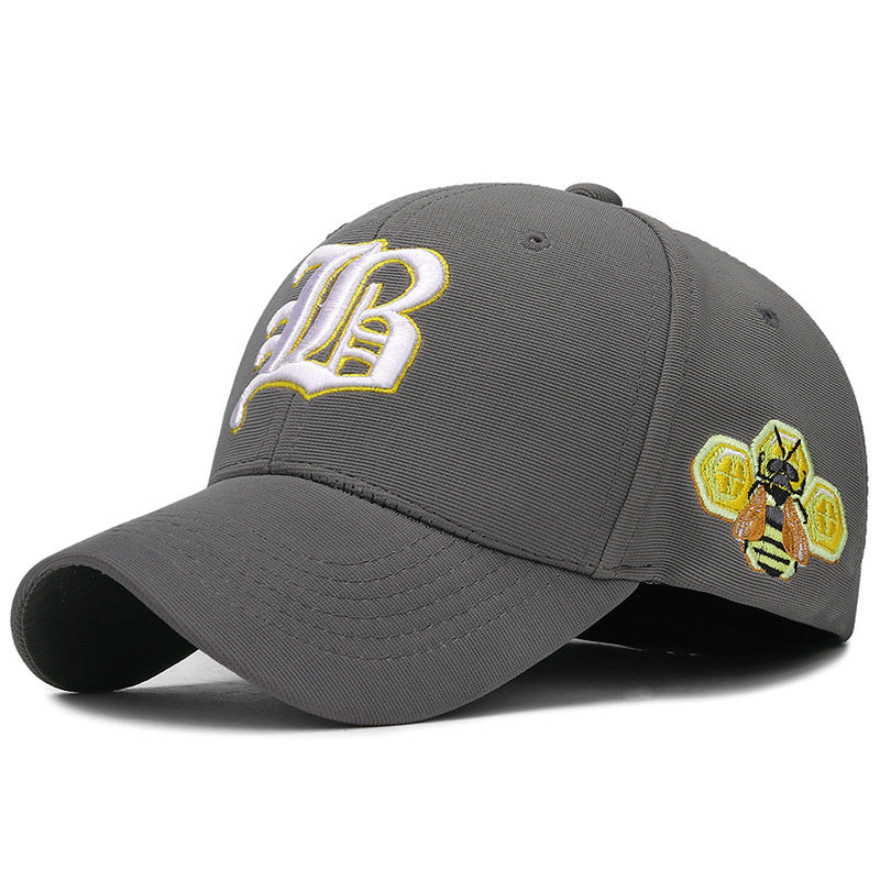 Wholesale Spring and Summer Elastic Size Cap Men's and Women's Casual Fully Closed Baseball Cap Stereo Embroidered