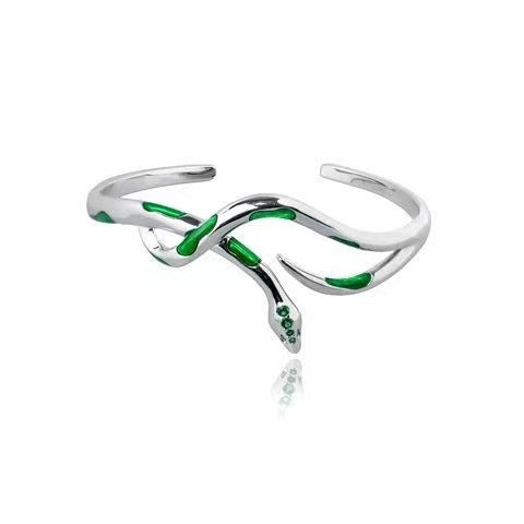 Brazalete de aleación ajustable de aceite de caída verde al por mayor