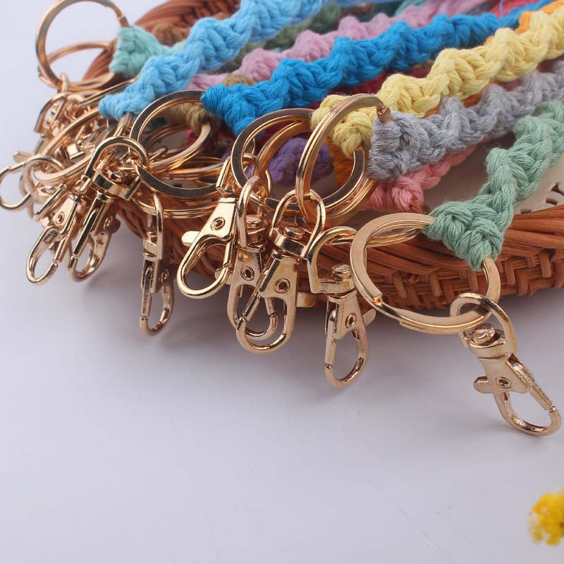 Cordete al por mayor de algodón tejido de cordón tejido