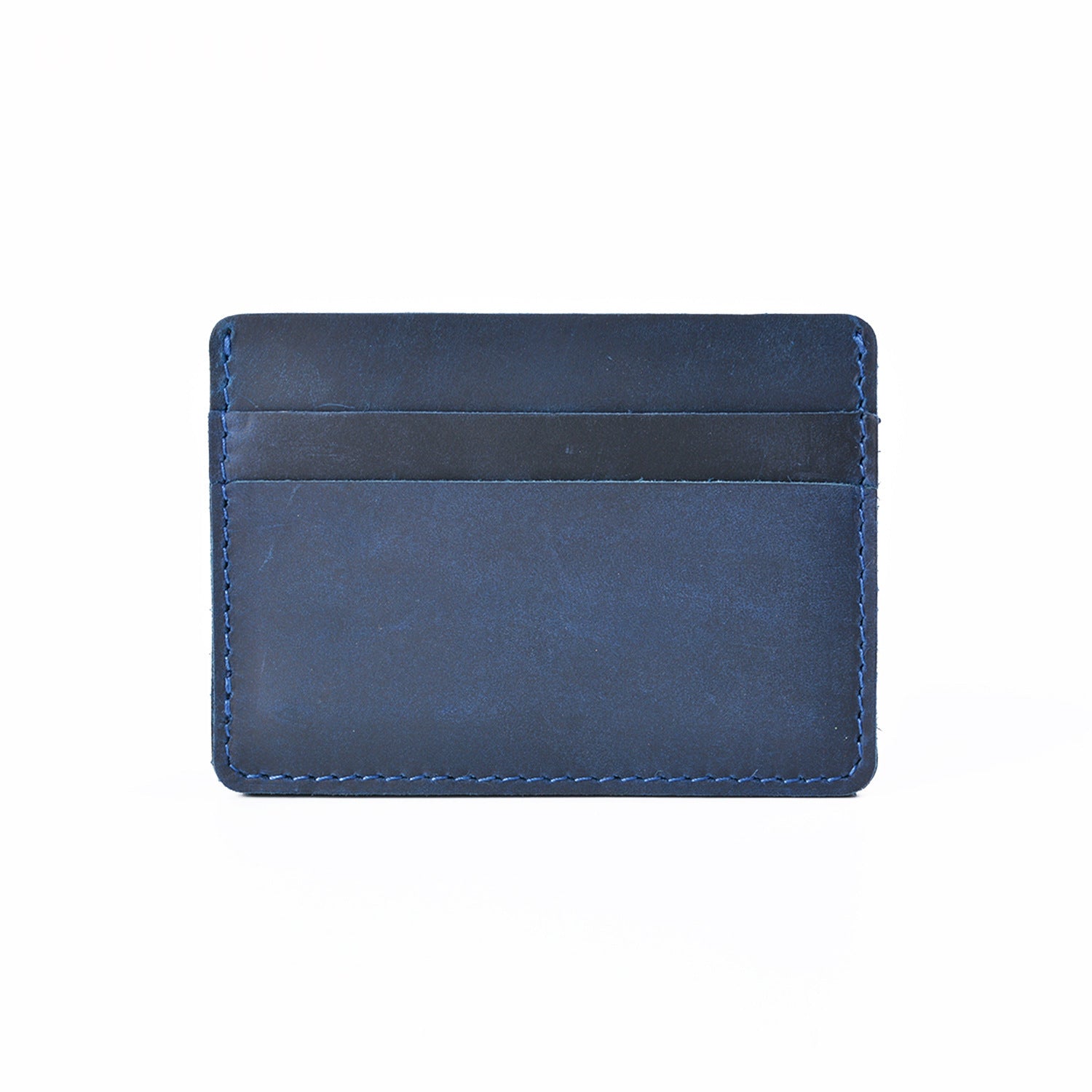 Wholesale Top Layer Cowhide Mini Vintage Handmade Ultra-Thin Leather Wallet