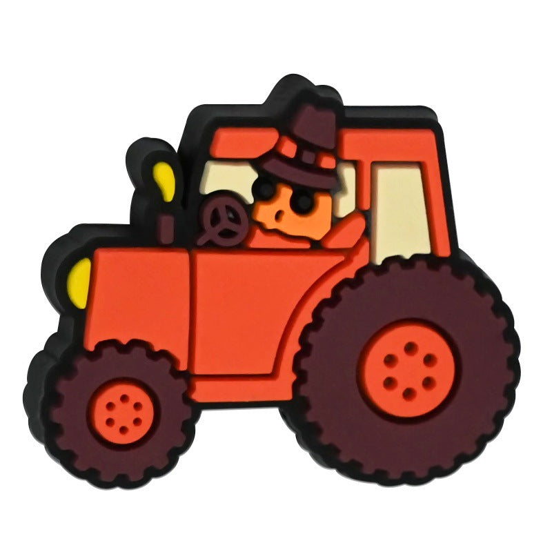 Wholesale Random 100pcs/pack  Thanksgiving-themed cartoon soft rubber beads