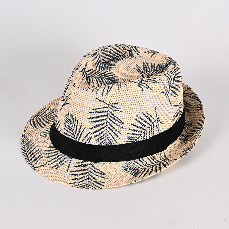 Wholesale Beach style tourism sun shading summer grass jazz hat