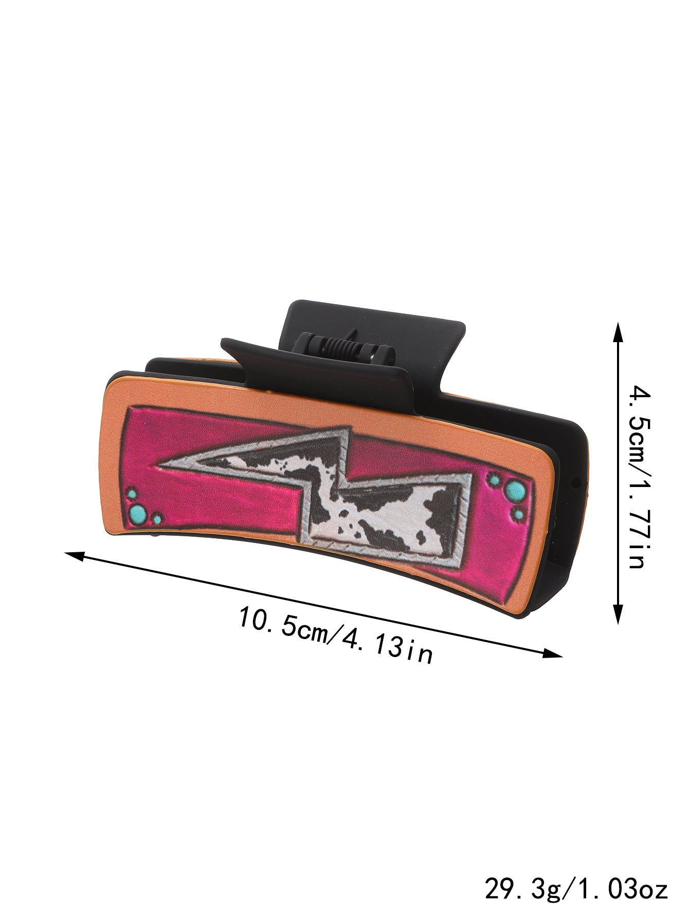 Wholesale Western Style Cactus Feather Sunflower Leather Shark Clip Hairpin