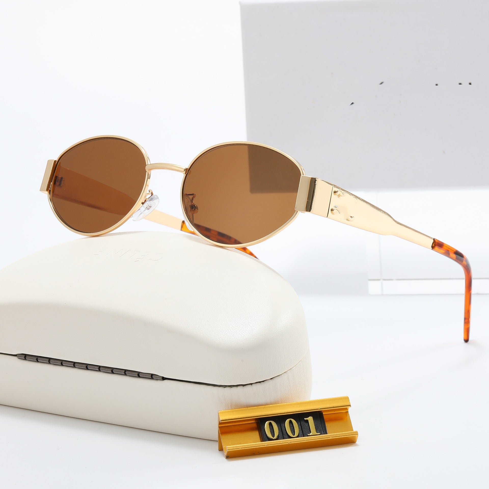 Wholesale Retro oval cat-eye sunglasses