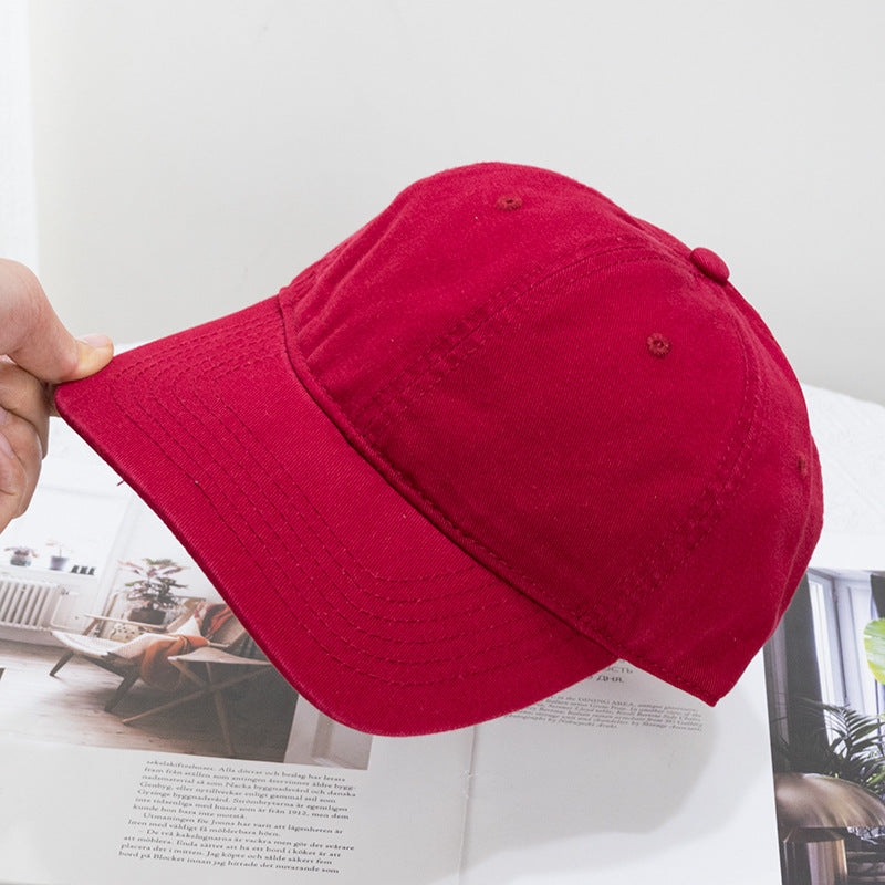 Wholesale Washed solid color street cap