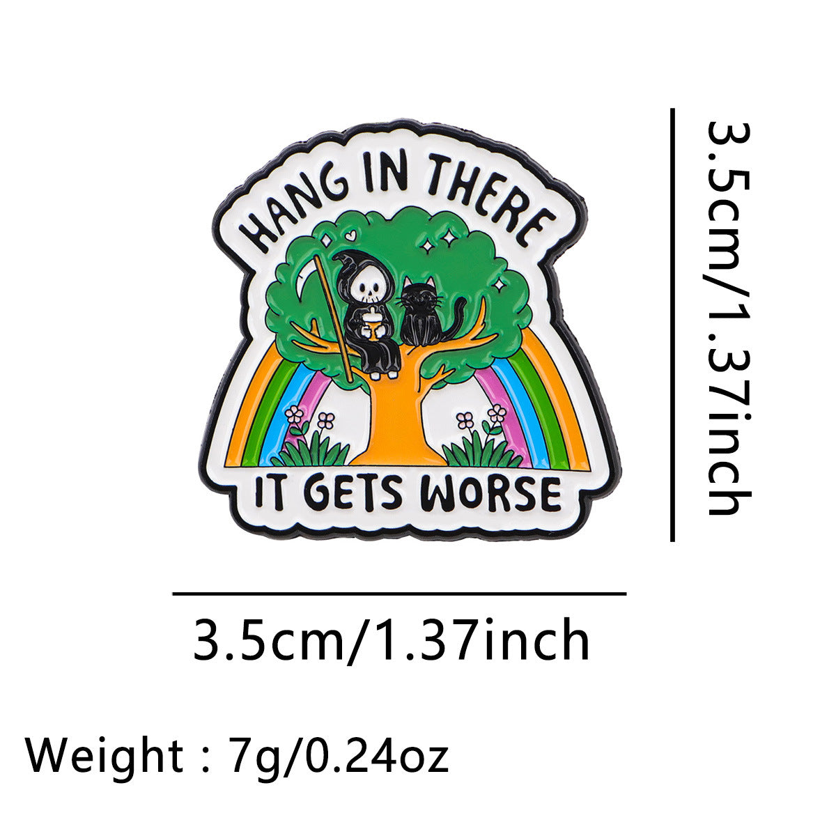 Wholesale Cartoon skull accessory brooch metal badge