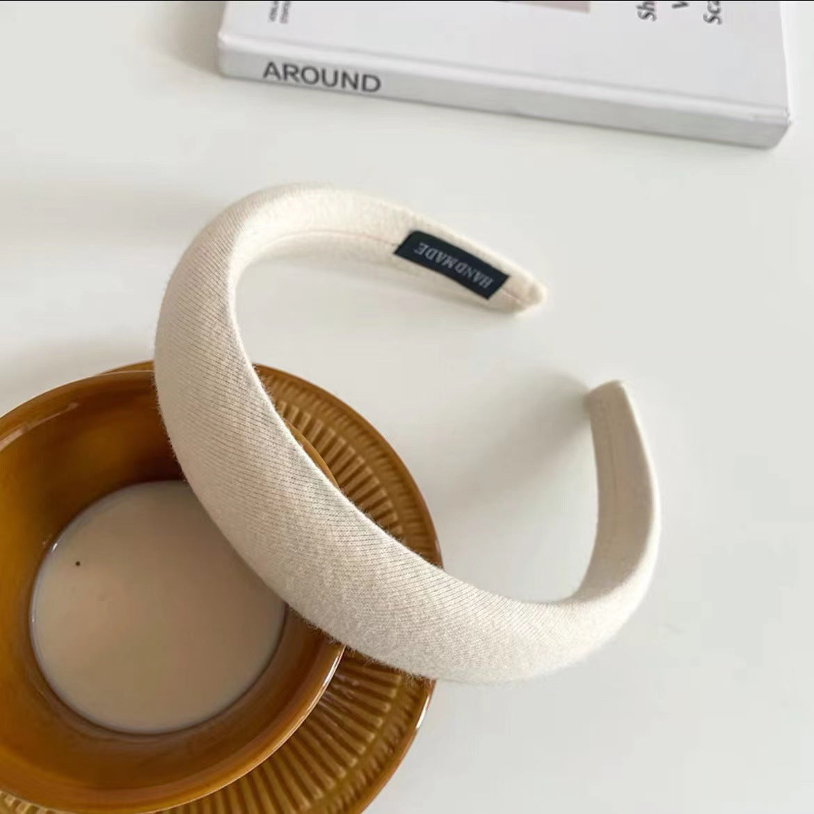 Wholesale Retro Pink Sponge High Skull Headband