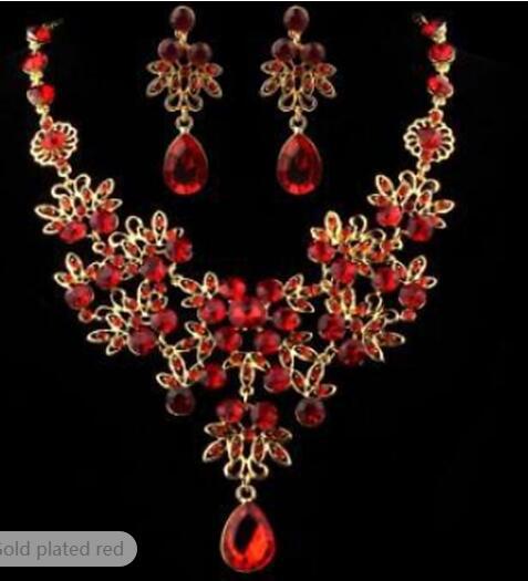 Wholesale  Gold Plated Red/Blue/Purple