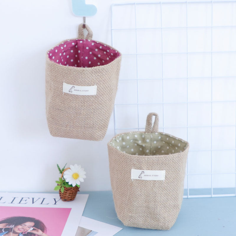 Wholesale Desktop Cotton and Linen Storage Bags