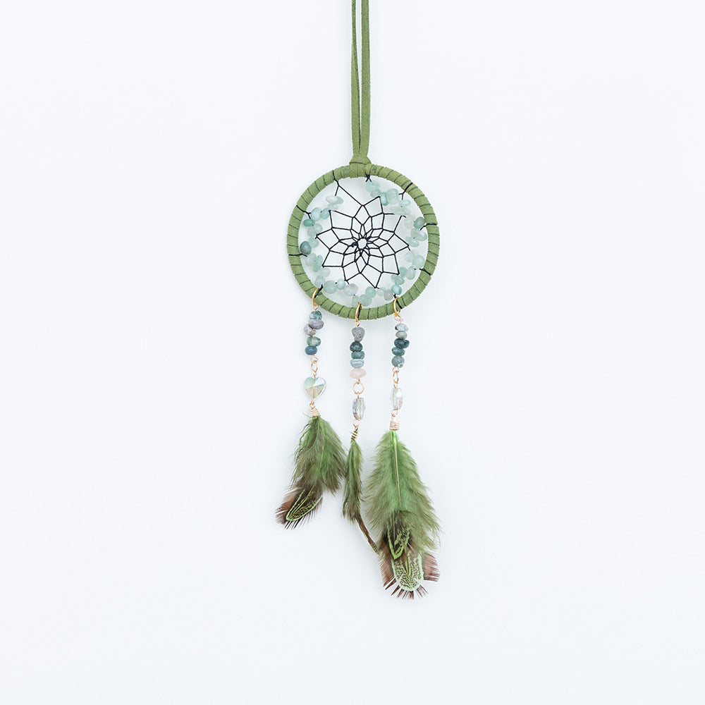 Wholesale Dreamcatcher Natural Stone Pendant