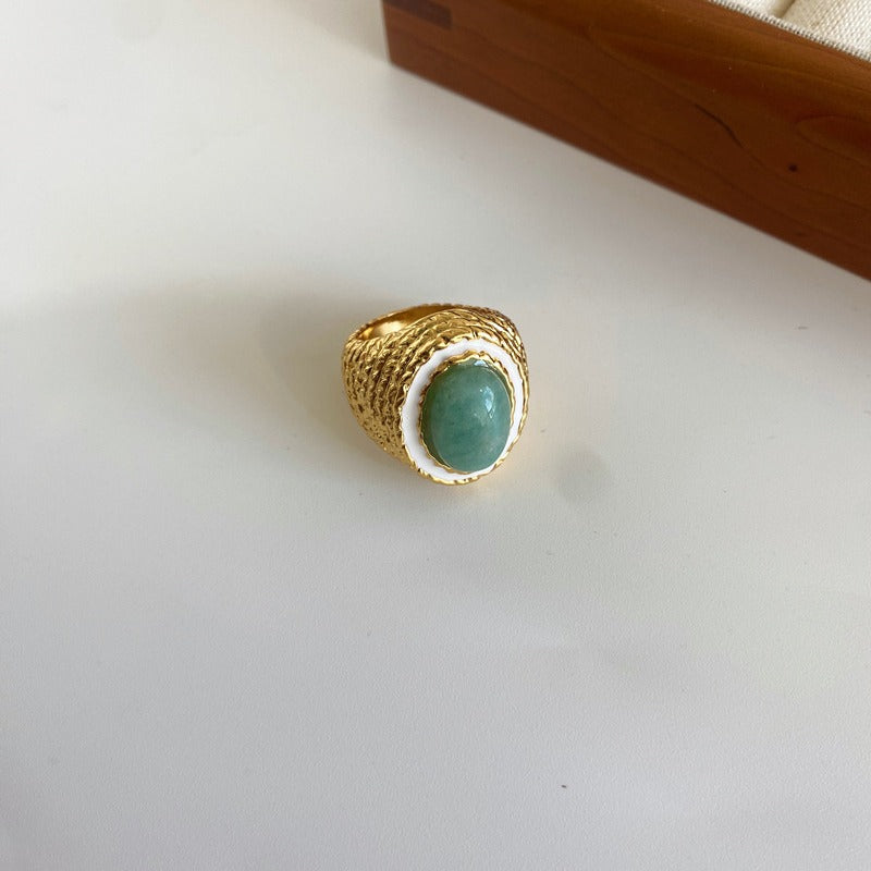 Wholesale Turquoise Antique Gold plating Ring