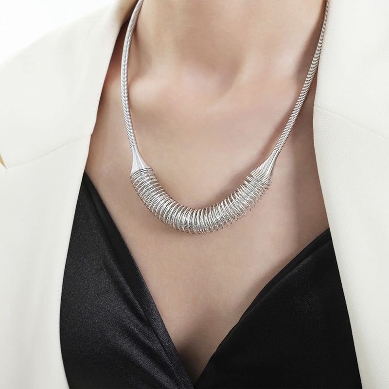 Wholesale Vintage Copper Spring Necklaces and Collarbone Chains