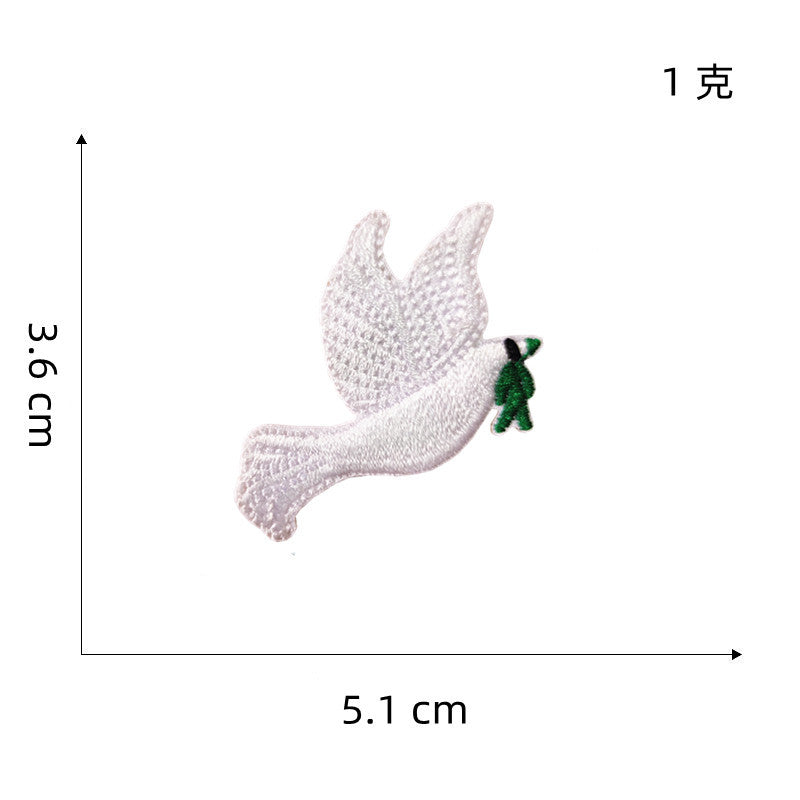 Wholesale Polyester Bee Cartoon Bird Embroidery Patch Self Adhesive Cloth Sticker For DIY Clothing And Phone Case Decoration Stylish Gift