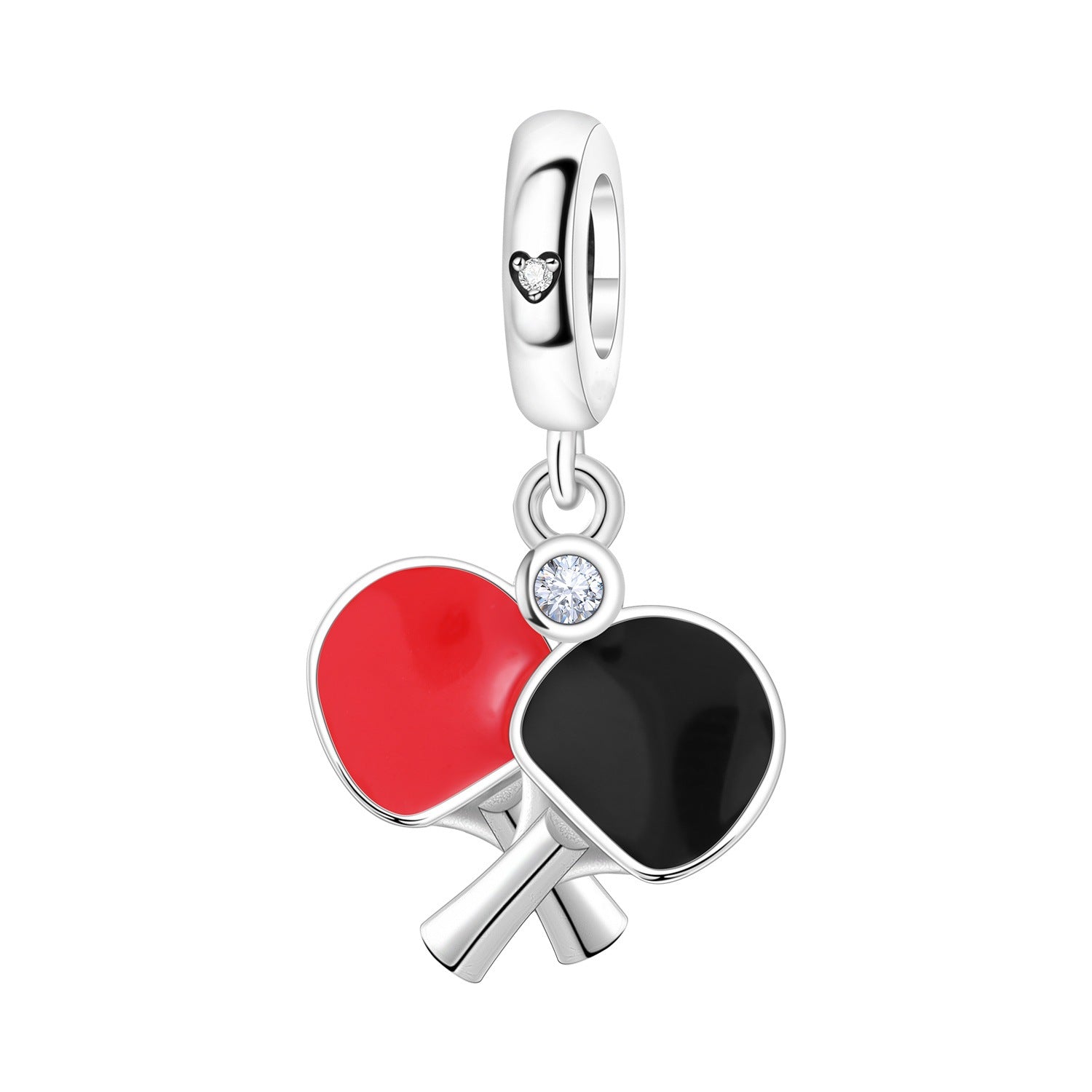 Wholesale Music Sports Series Football Guitar Silver Plated Charms