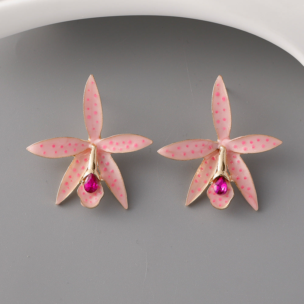 Wholesale Simple Floral  Earrings