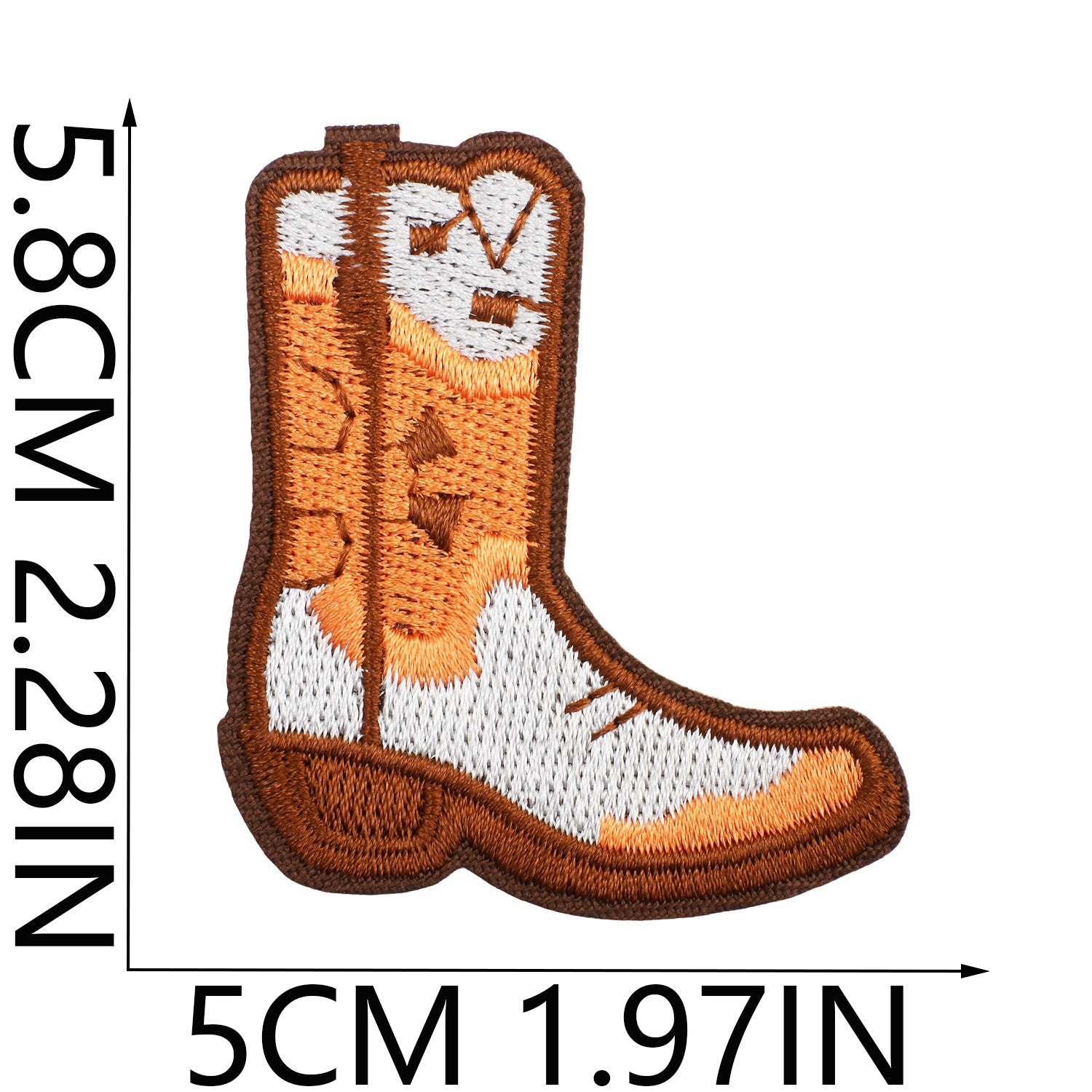 Wholesale Western Cowboy Horse Embroidery Patch Decorative Embroidered Applique For Clothing Resale