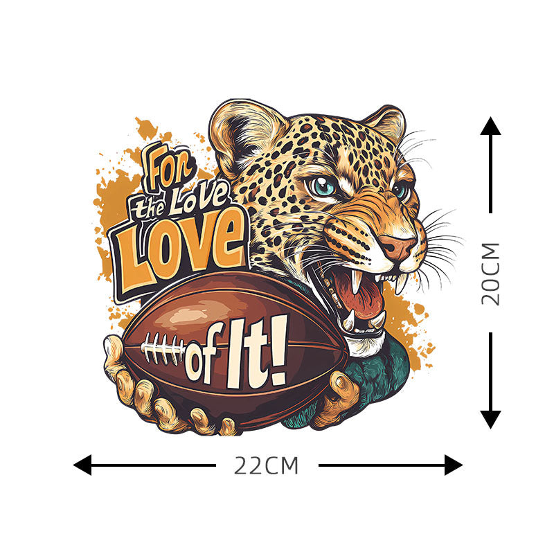 Wholesale rugby jersey UV DTF ready-to-use transfer stickers