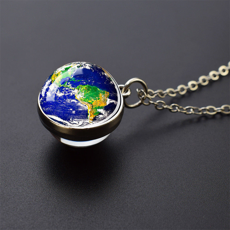 Wholesale Glass Ball Pendant Necklace