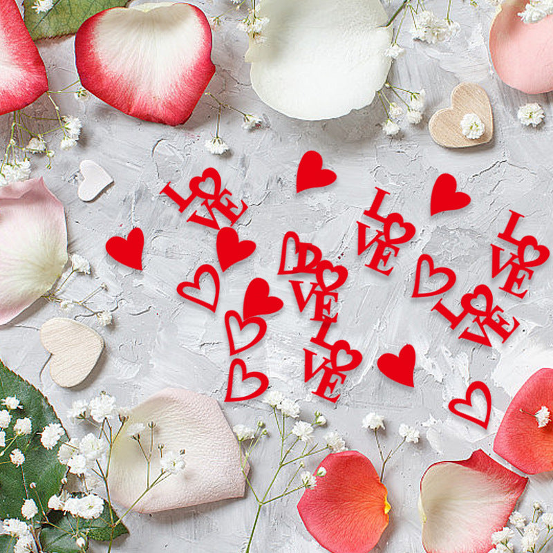 Wholesale Valentine's Day Wedding Decoration Sequin Decoration Paper Sheets