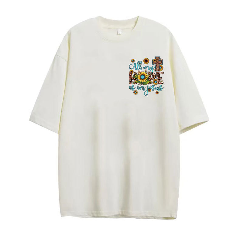 Wholesale 5pcs/pack Yellow sunflower letter heat transfer printing   UV DTF Ready to Press Transfers Wraps