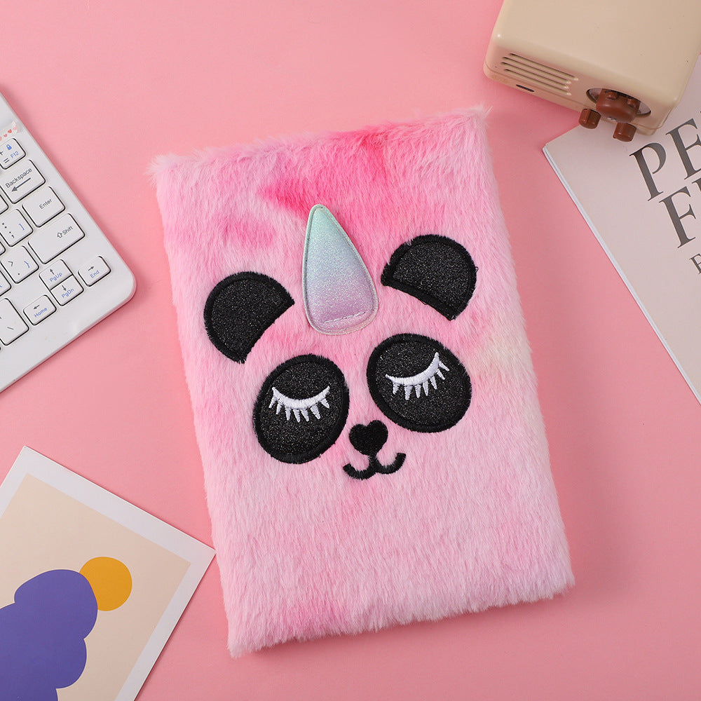 Wholesale Cartoon Plush Notebook Gift