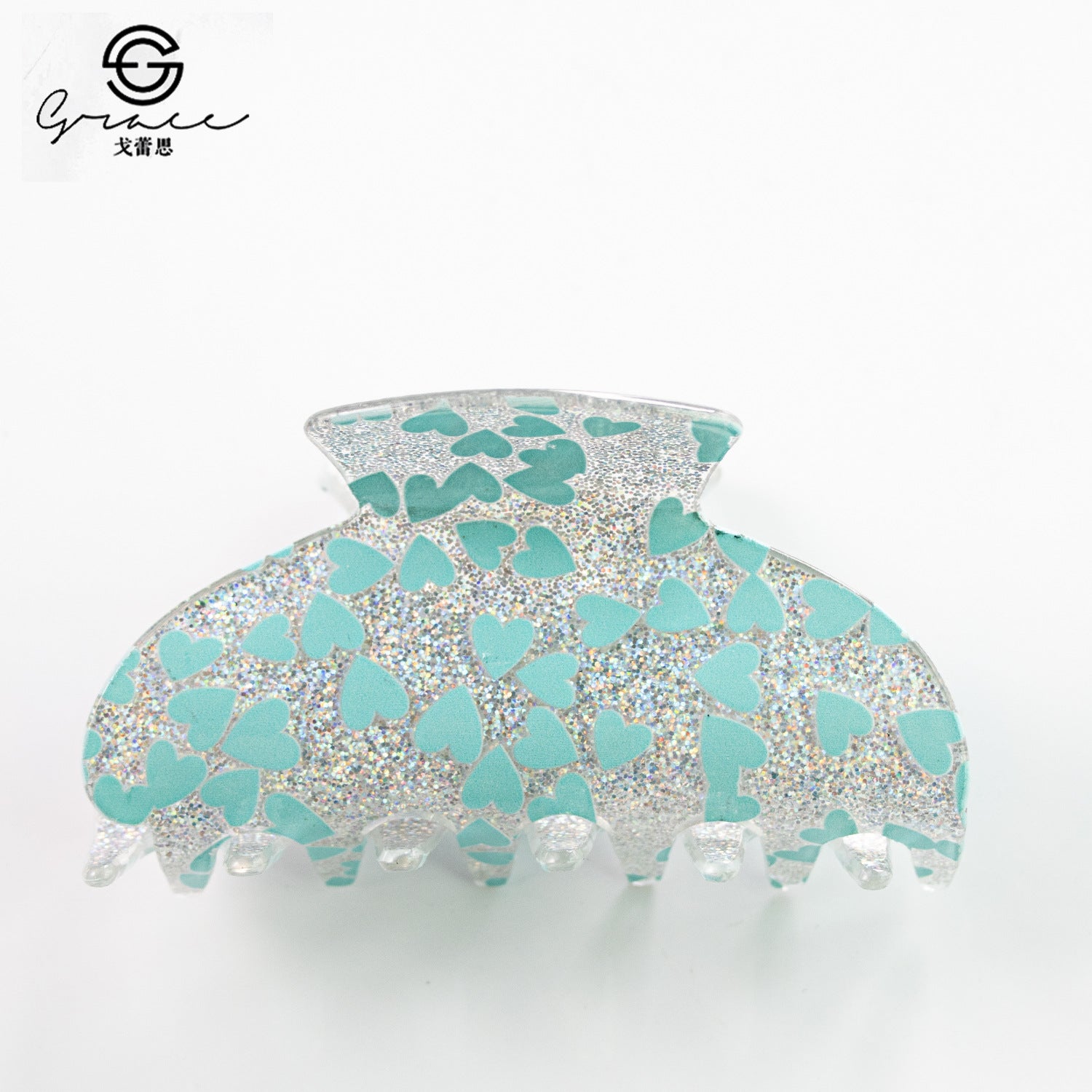 Wholesale Valentine's Day Love Acrylic Hair Clips