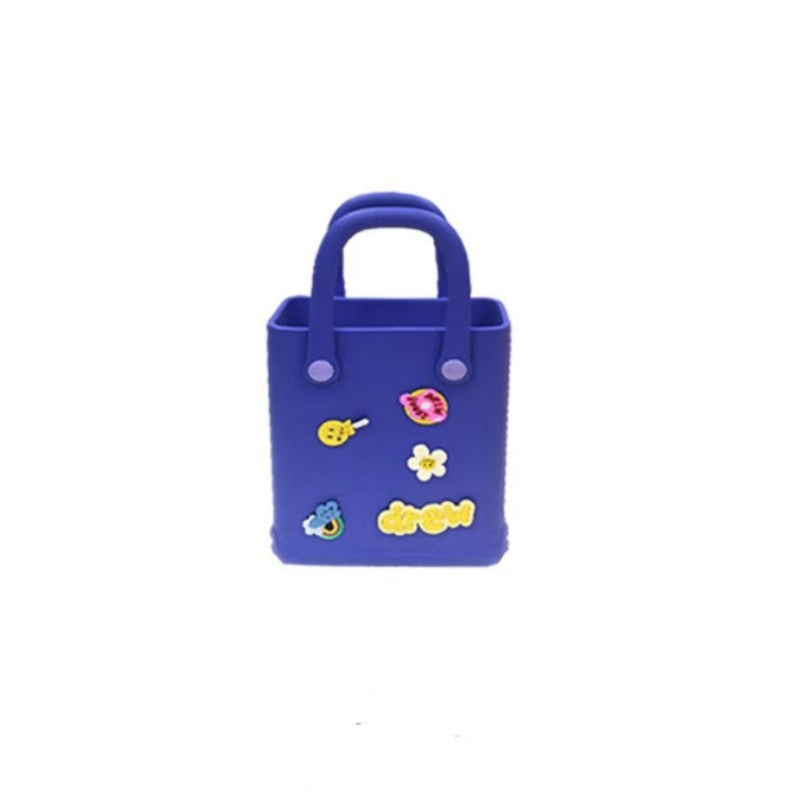 Wholesale Jelly Beach Flower Simple Hole Bag