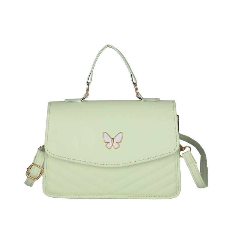 Wholesale Solid Color Butterfly Handbag Crossbody Bag
