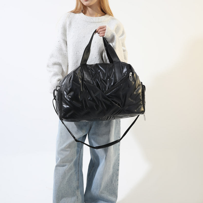 Wholesale Space Cotton Shoulder Bag Large Capacity Hand Travel Bag Crossbody Bag