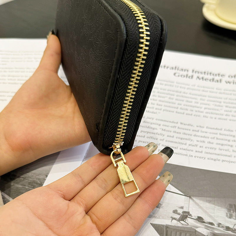 Wholesale Long Shiny Zipper Women's Wallet