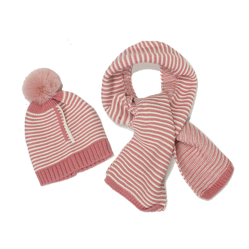 Wholesale Children's Knitted Hat Scarf Set