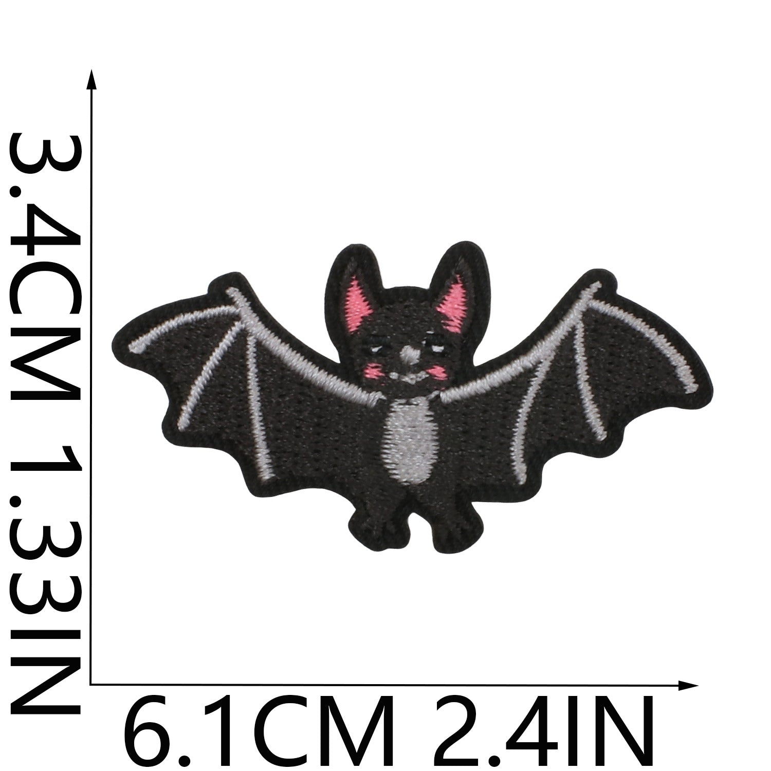 Wholesale   Web Ghost Embroidered Iron On Patches Polyester Thread Sheet For ets Backpacks