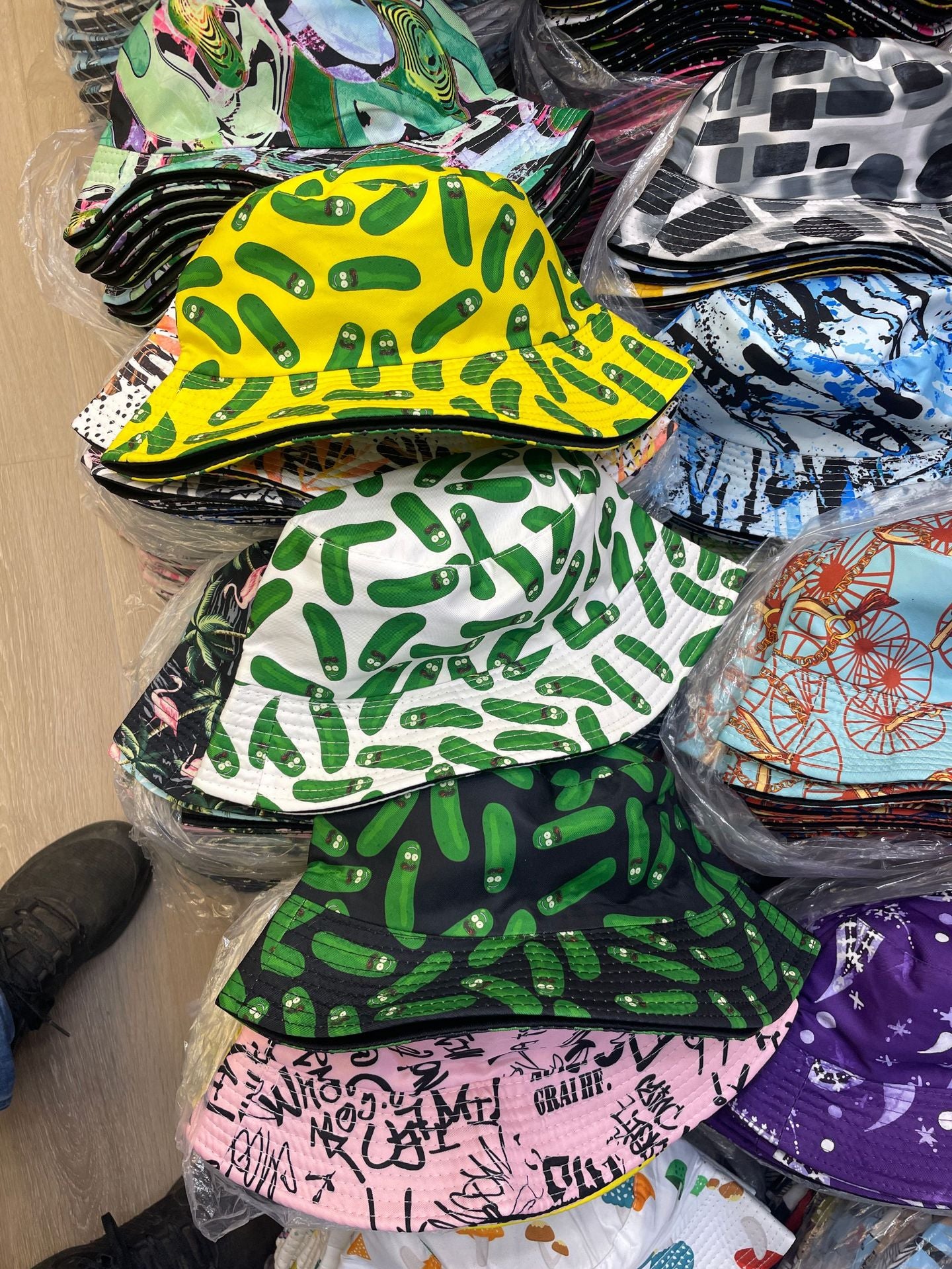 Wholesale Polyester Fruit Pattern Print Bucket Hat