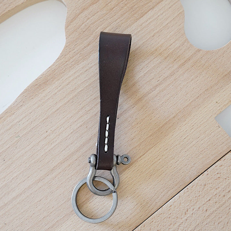 Wholesale Minimalist Cowhide Keychains