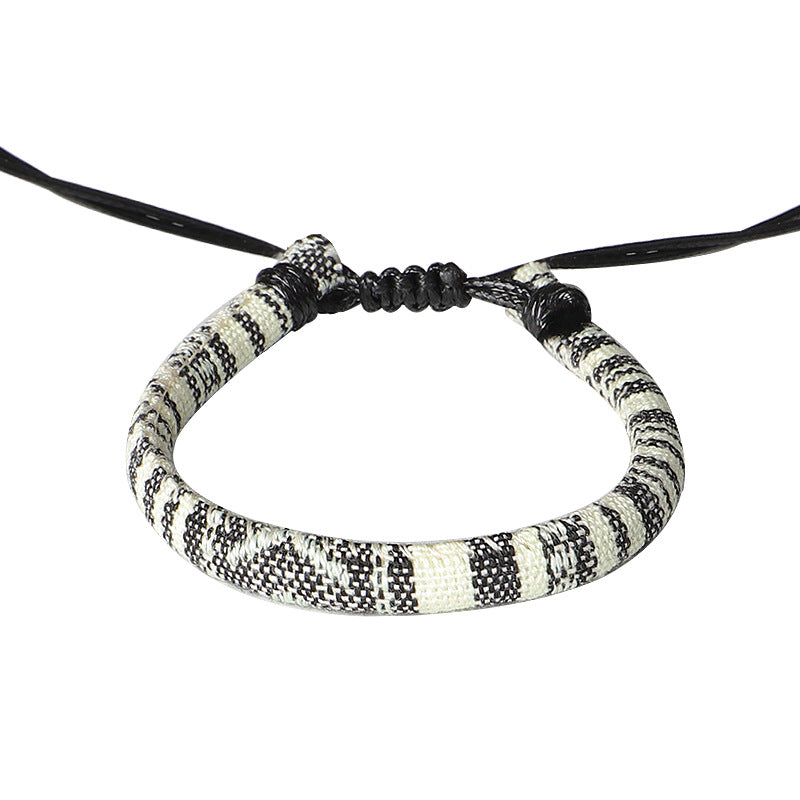 Wholesale Nepalese Ethnic Style Pure Hand-woven Bohemian Wax Wire Bracelet