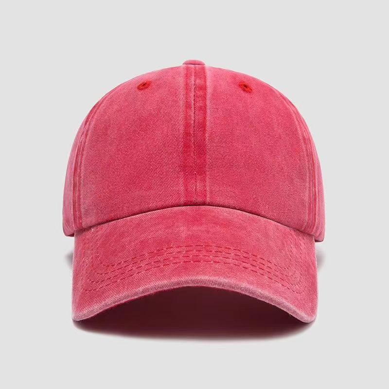 Wholesale Wholesale vintage embroidered logo distressed soft top cap