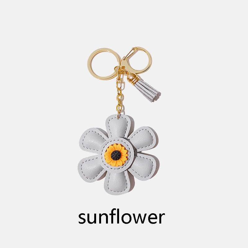 Wholesale Sunflower Cute Cartoon Keychain Personality Bag Pendant Key Chain Hanging