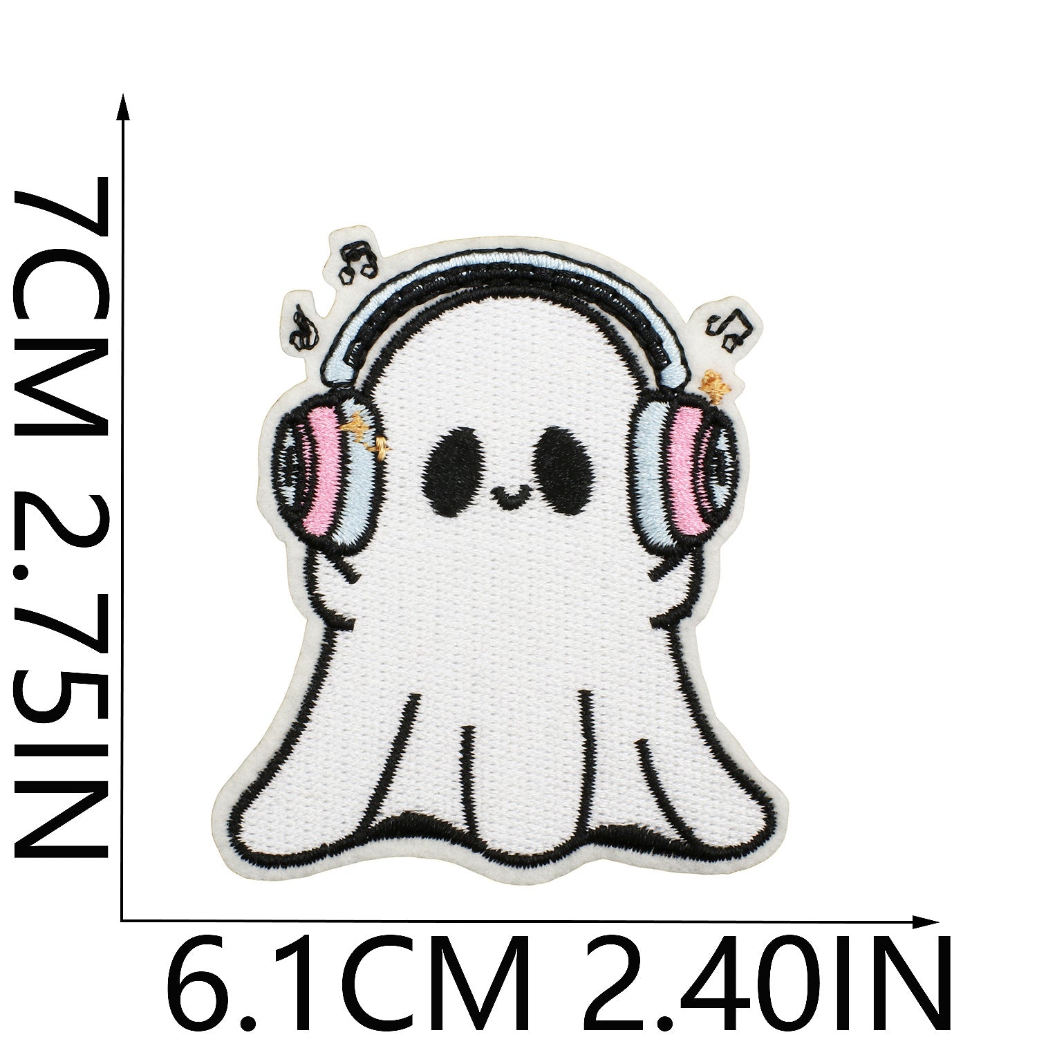 Wholesale  Ghost Witch Embroidered Patches For Clothing Bicycle Bag Decorative Gift